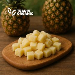 Organic Pineapple Chunks IQF product image