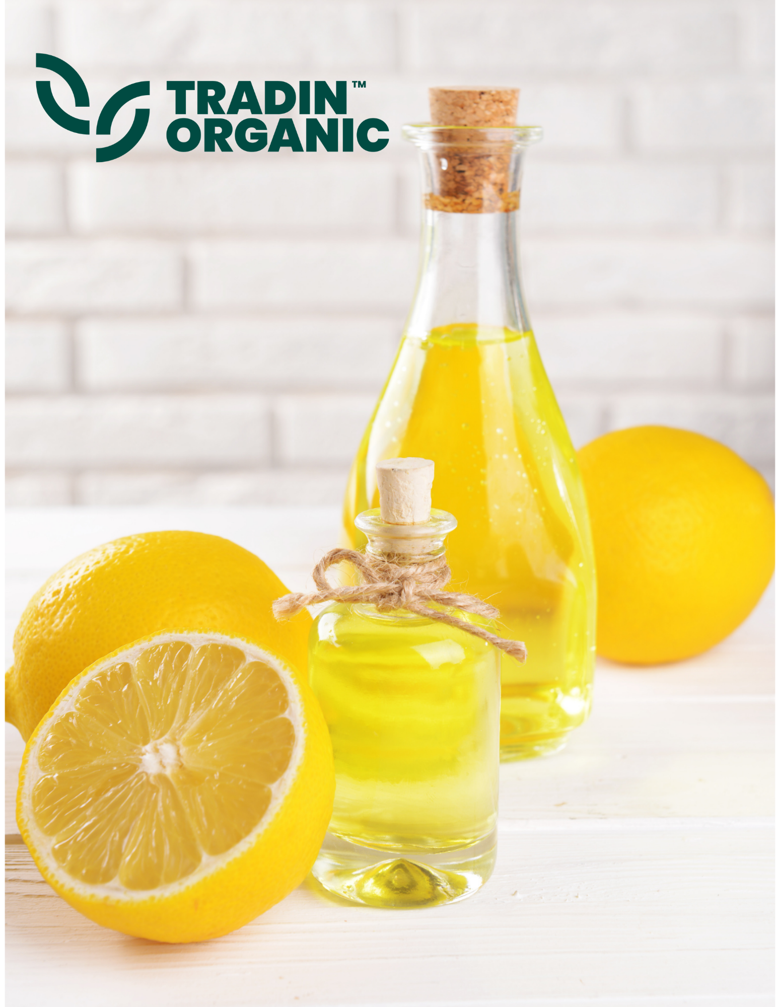Organic Lemon Oil, Cold pressed, Dewaxed, Tradin Organic product image