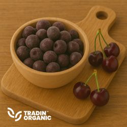 Organic Sweet Cherries Dark Pitted Whole IQF product image