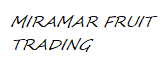 MIRAMAR FRUIT TRADING logo