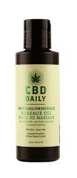 CBD DAILY Massage Oil 4oz product image