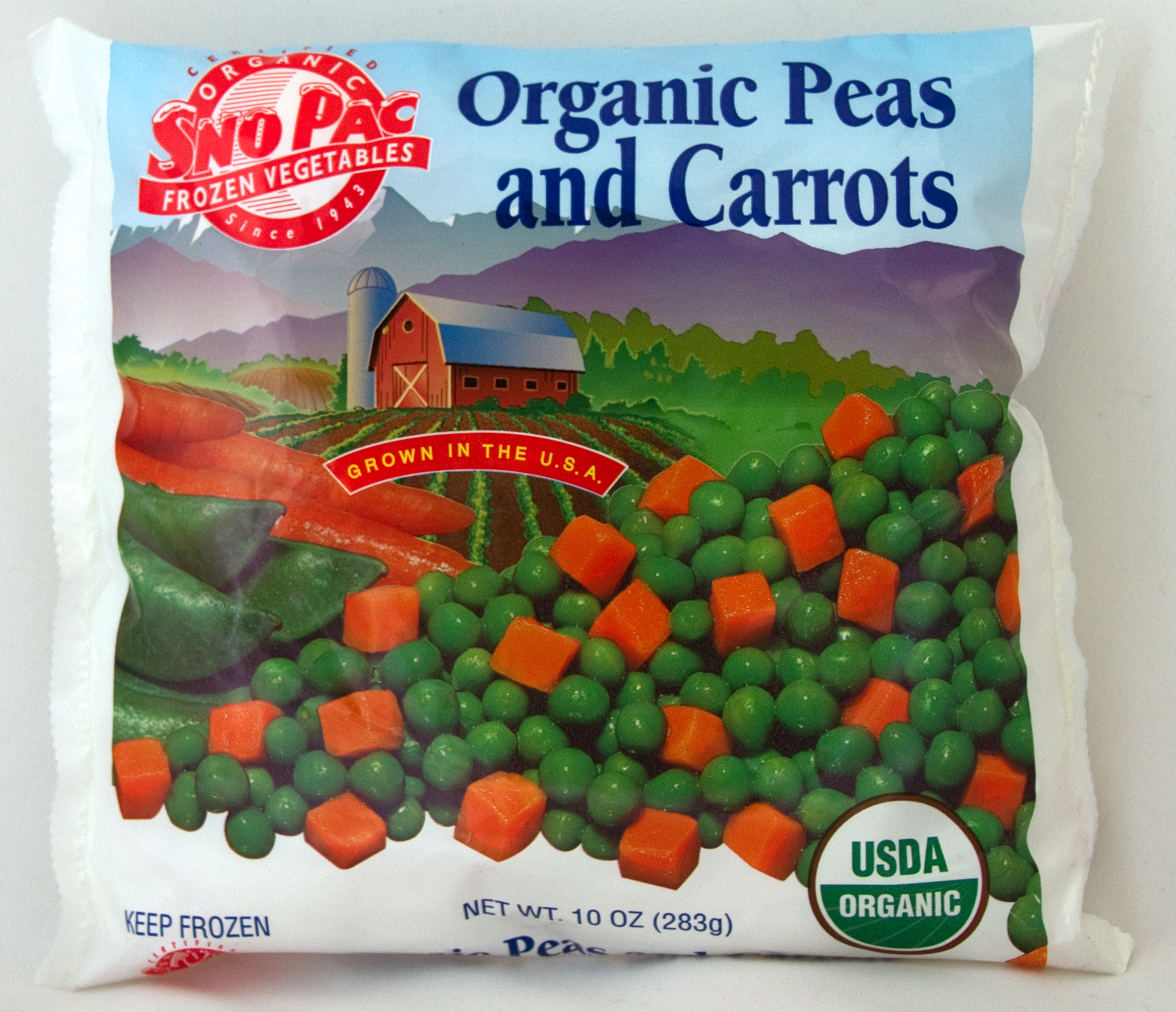 Organic Peas and Carrots - 12/10 oz product image