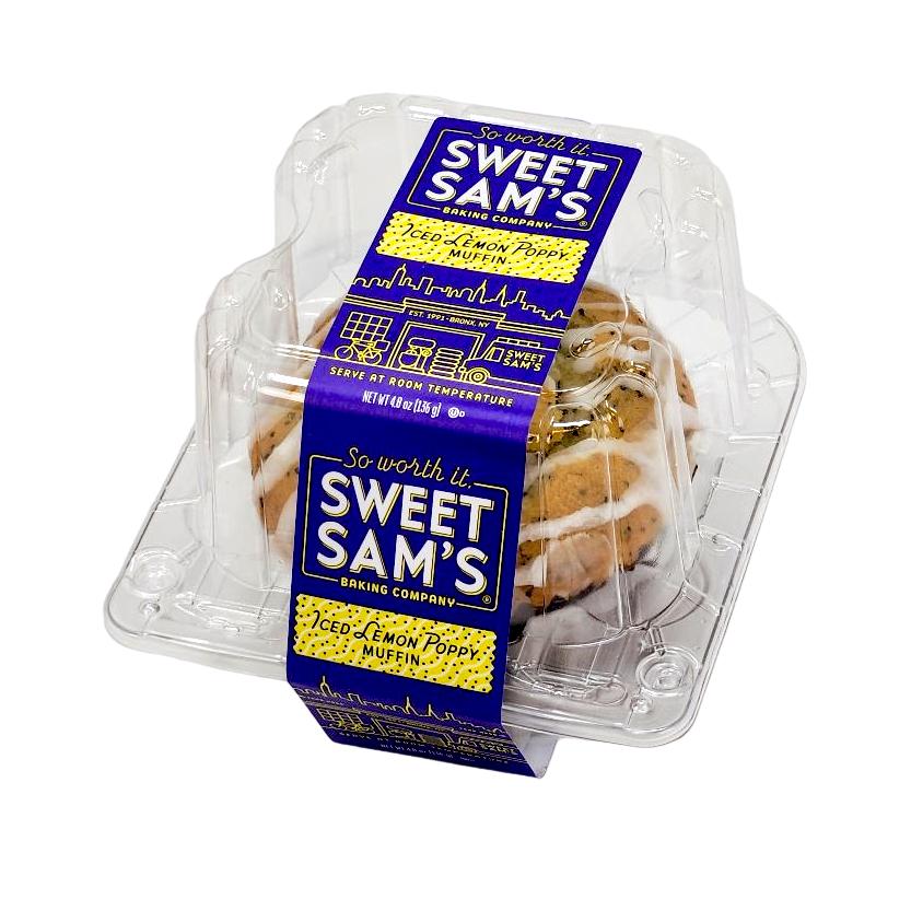 Individually Wrapped Iced Lemon Poppy Muffin product image