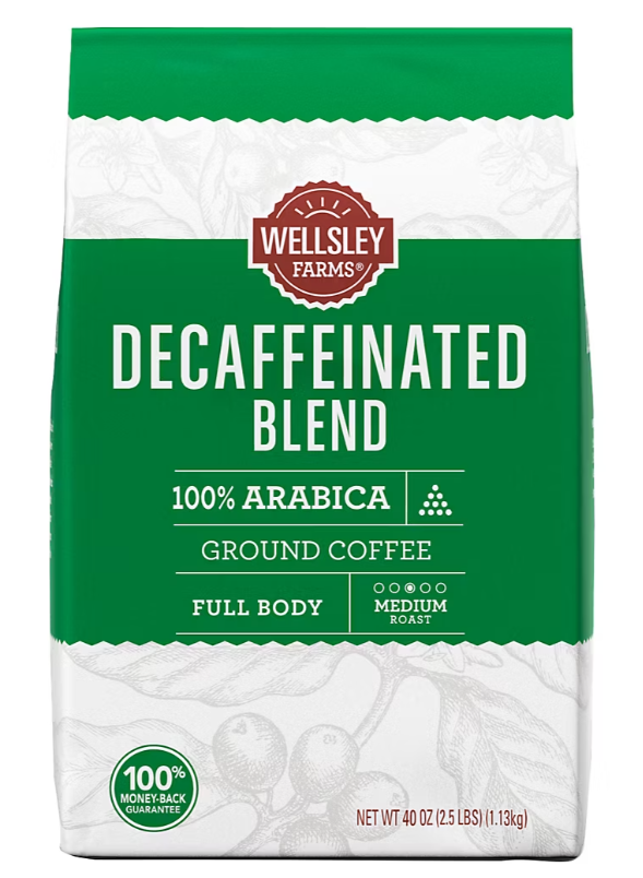 WF DECAF GROUND COFFEE 40OZ product image