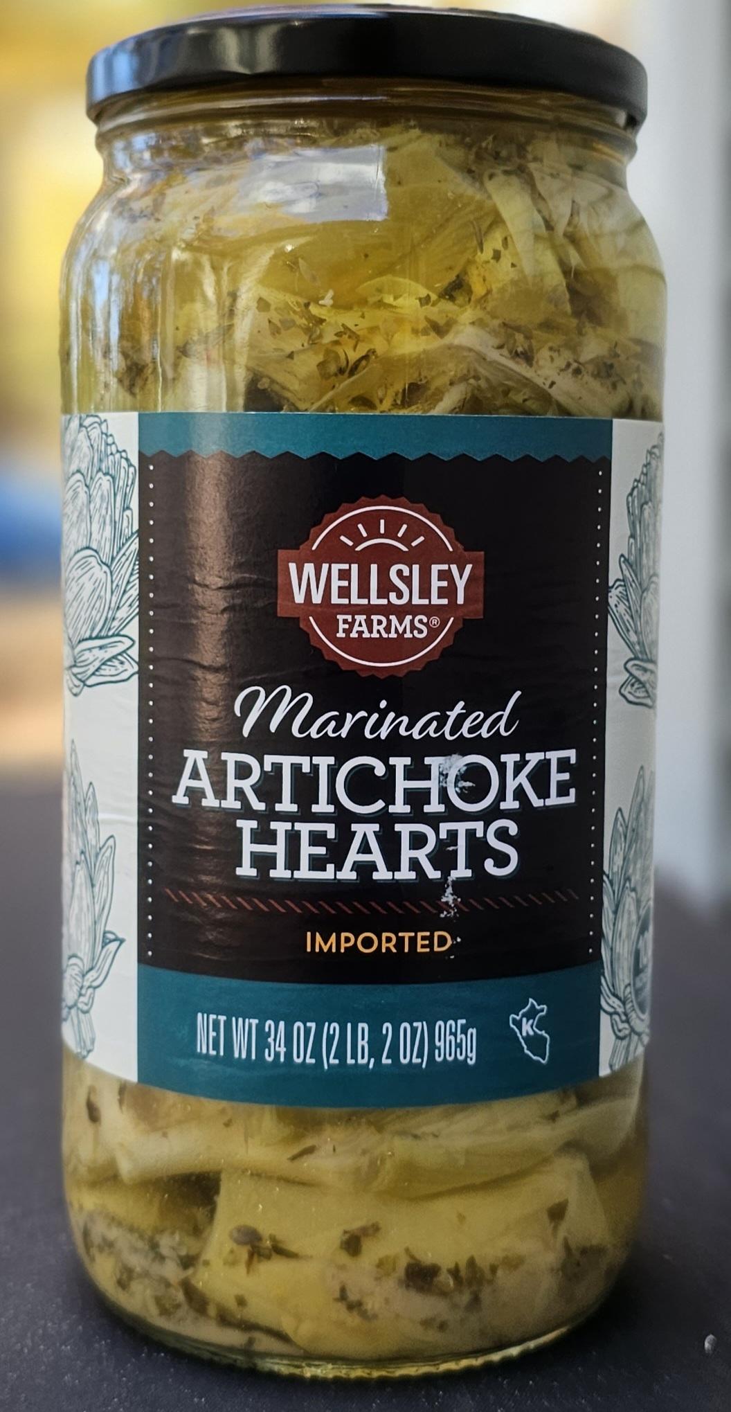 WF MARINATED ARTICHOKE HEARTS 35 OZ product image