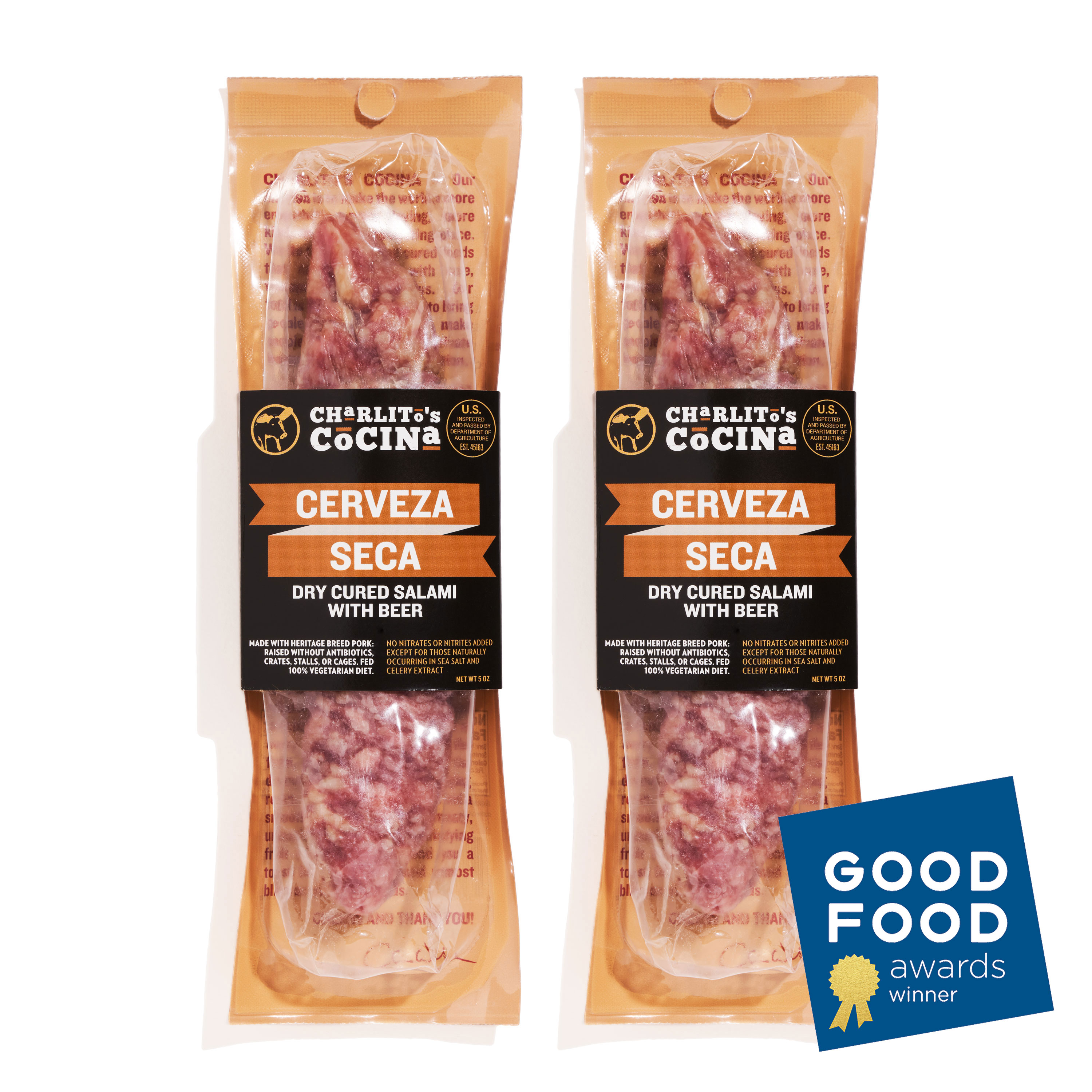 Cerveza Seca- Dry Cured Beer Salami product image
