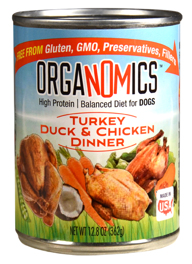 OrgaNOMics Turkey, Duck & Chicken Dinner for Dogs product image