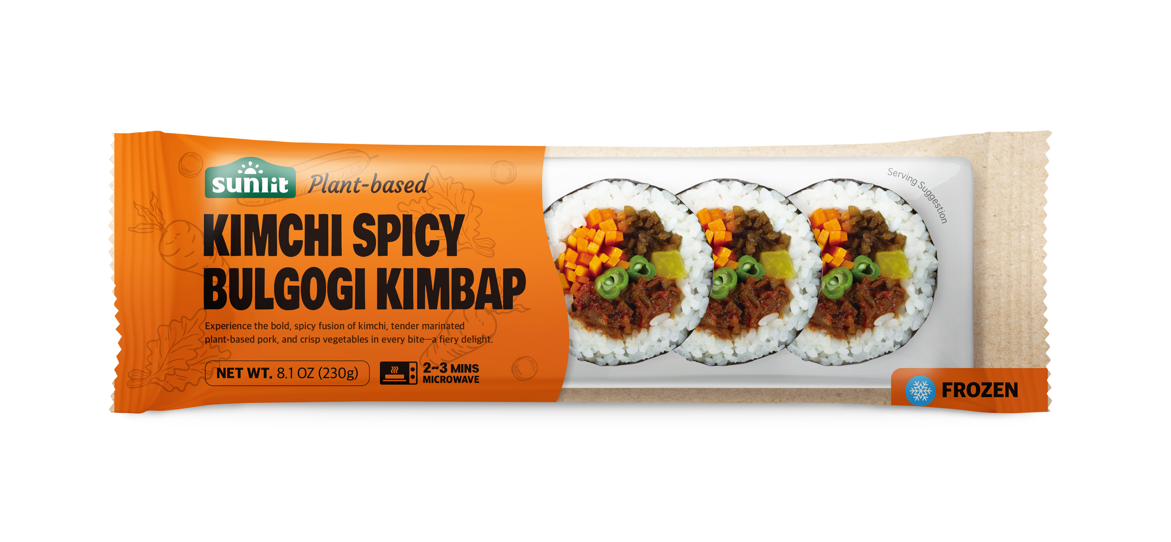 Plant-based Kimchi Spicy Bulgogi Kimbap product image