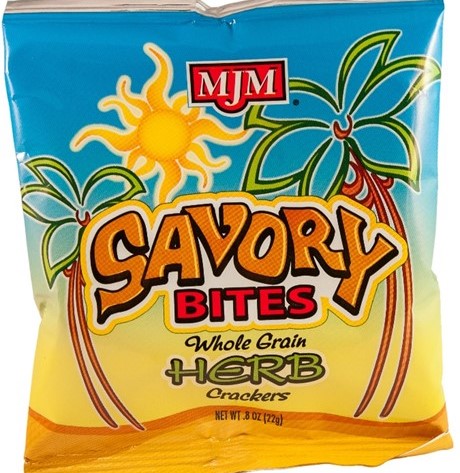 MJM Savory Herb Crackers 22g product image