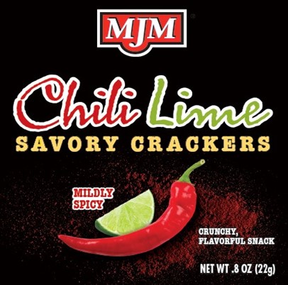 MJM Chili Lime Savory Crackers 22g product image