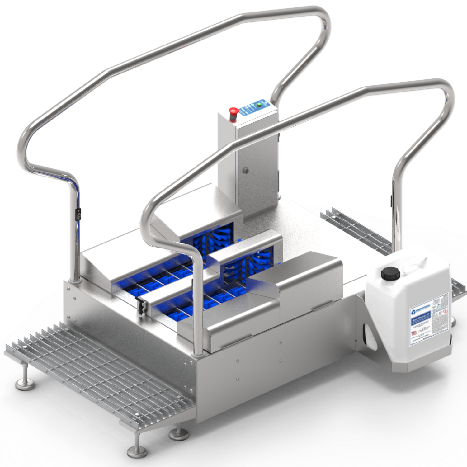 MBW 3000 Low Profile Automated Boot Scrubber Station product image
