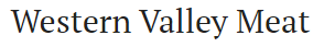 Western Valley Meat Co. logo