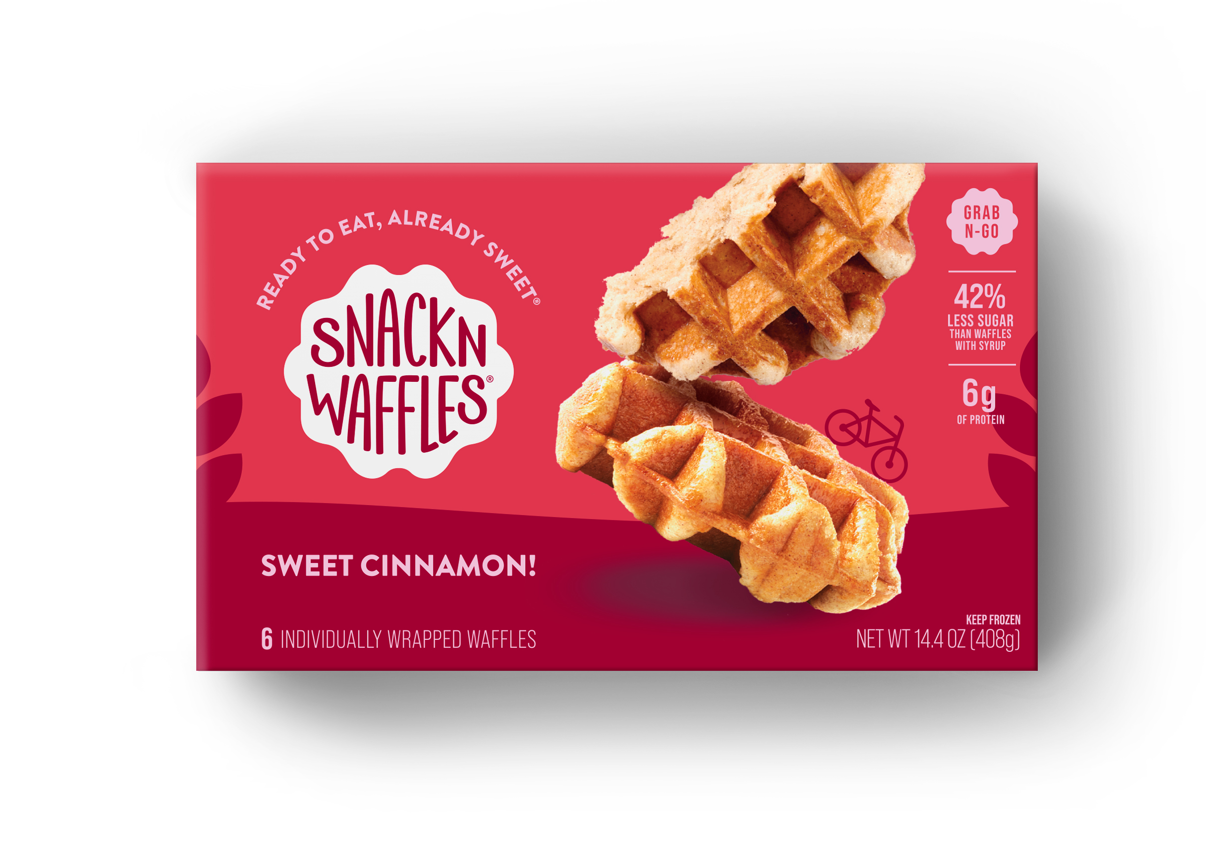 SWEET CINNAMON SNACK'N WAFFLES product image