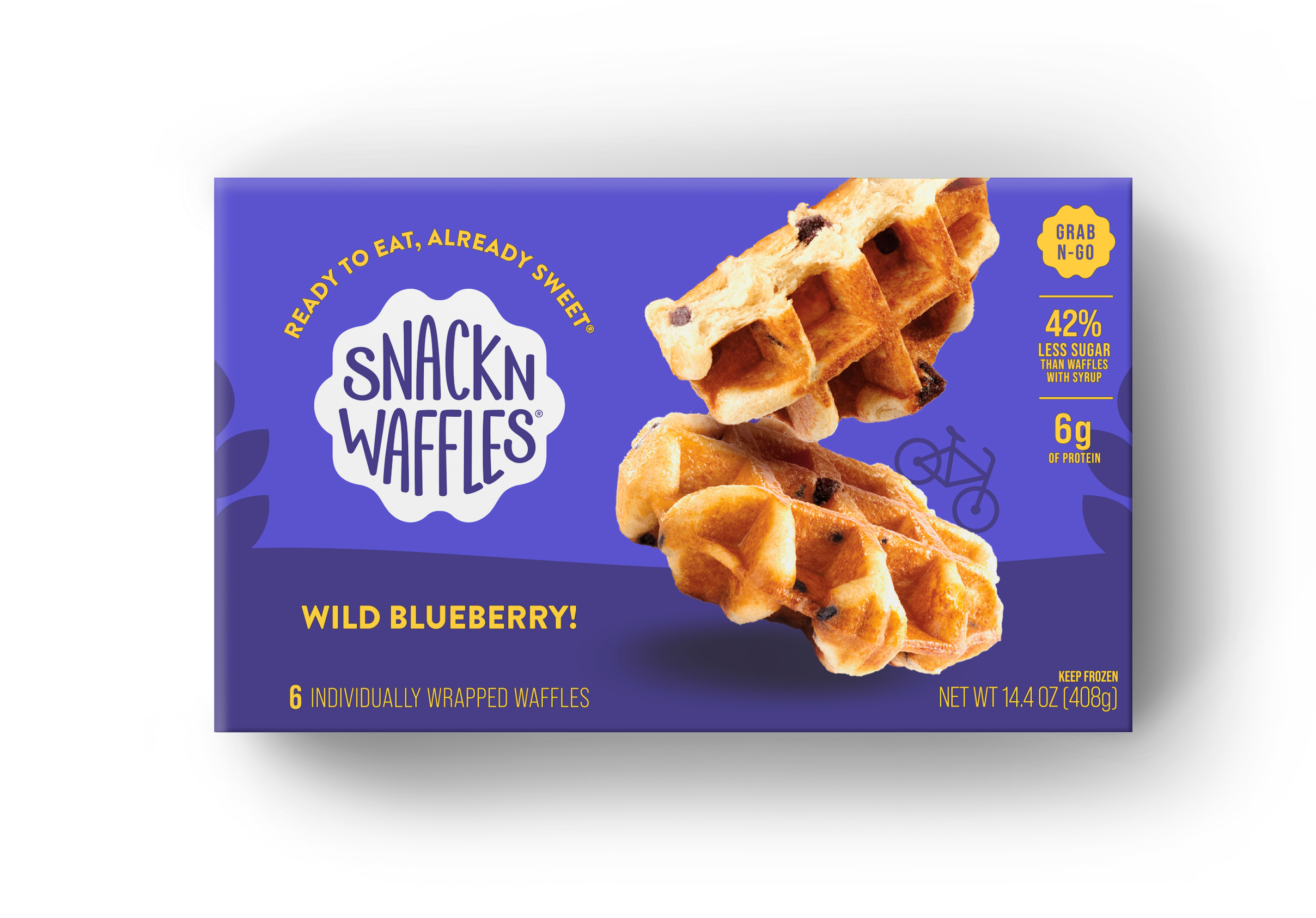 WILD BLUEBERRY SNACK'N WAFFLES product image