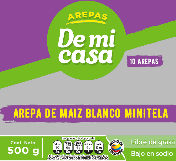 BOLSA AREPA S/M 6P 500G EL PAISA product image