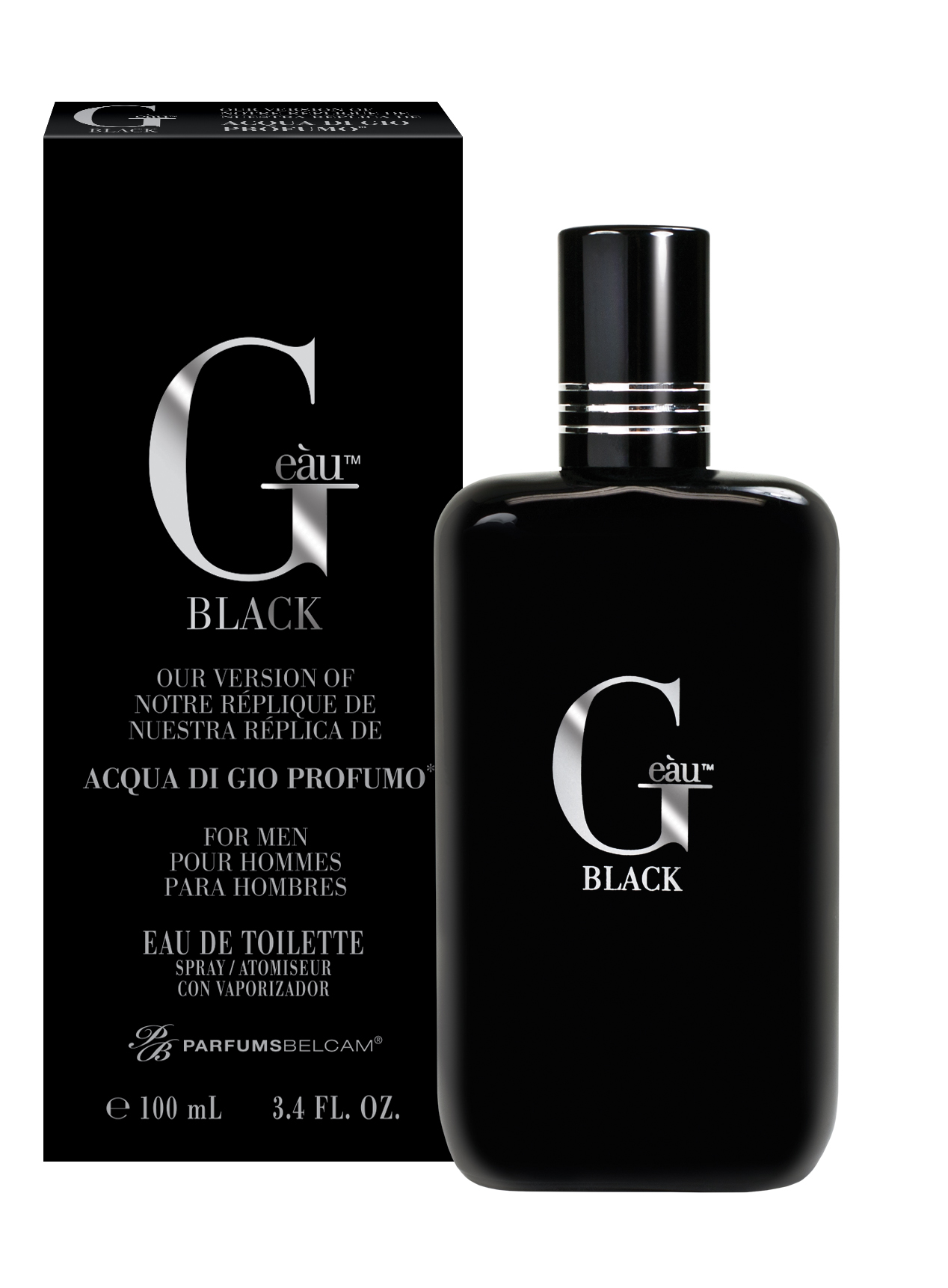 PB ParfumsBelcam G Eau Black PPK our version of Acqua di Gio Profumo product image