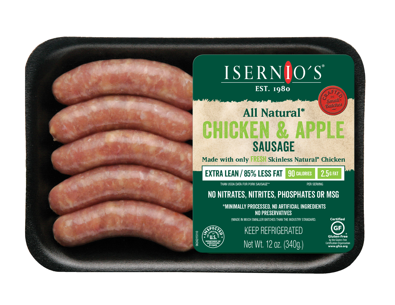 Isernio Breakfast Apple Chicken Sausage product image