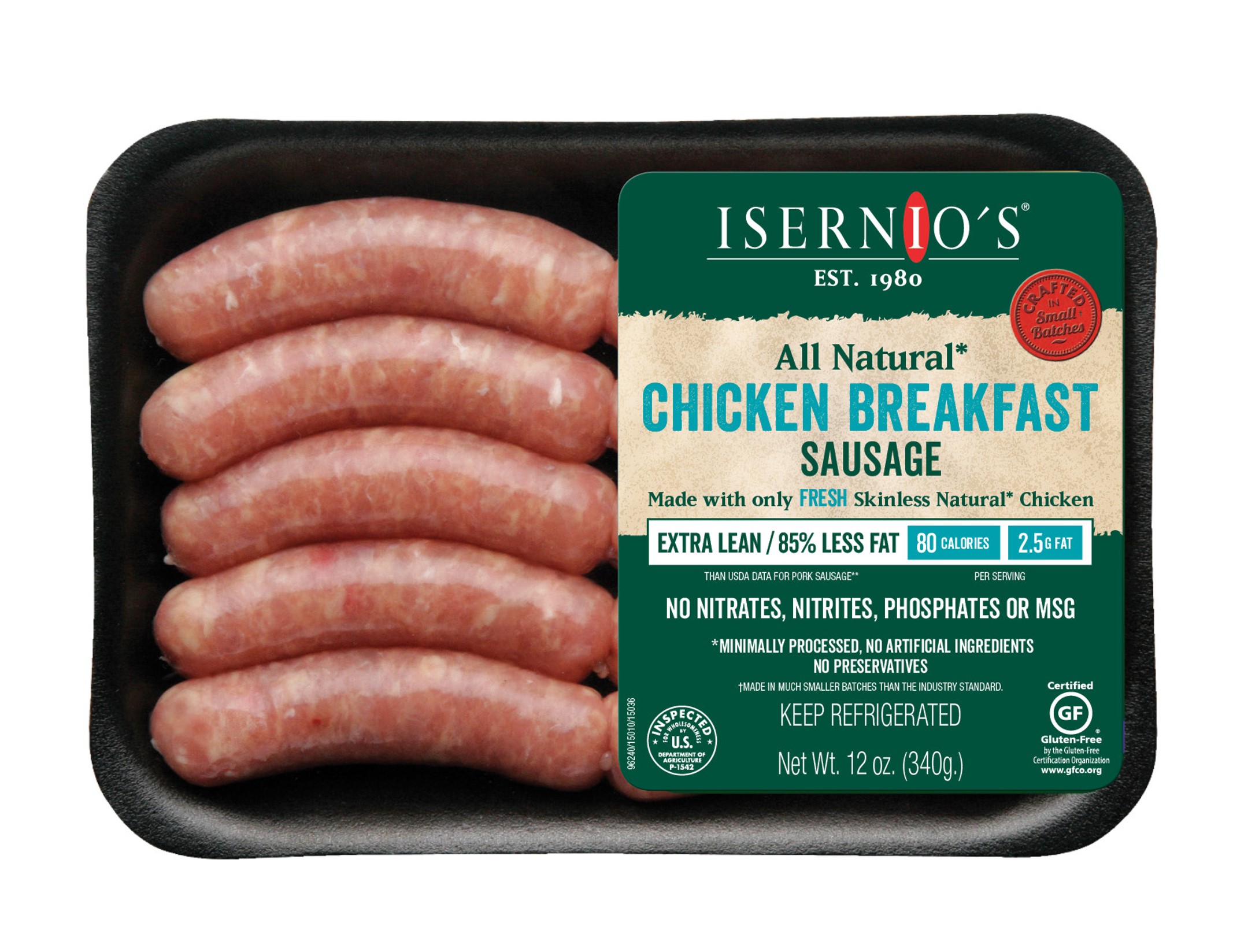 Isernio Breakfast Chicken Sausage Link product image