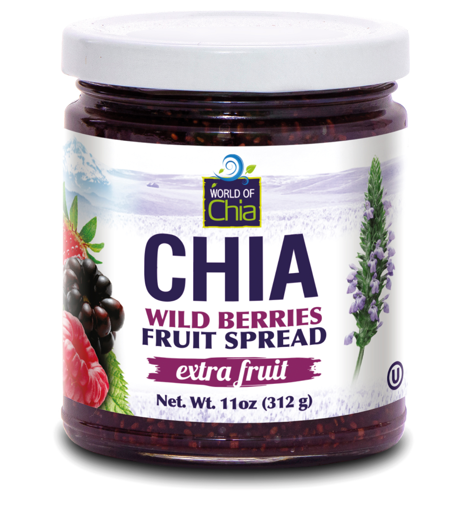 11 Oz Extra Fruit Chia Wildberry Spread product image