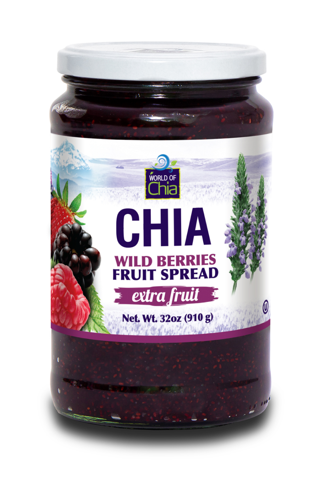 Extra Fruit Wildberry Chia Fruit Spread 32 Oz product image