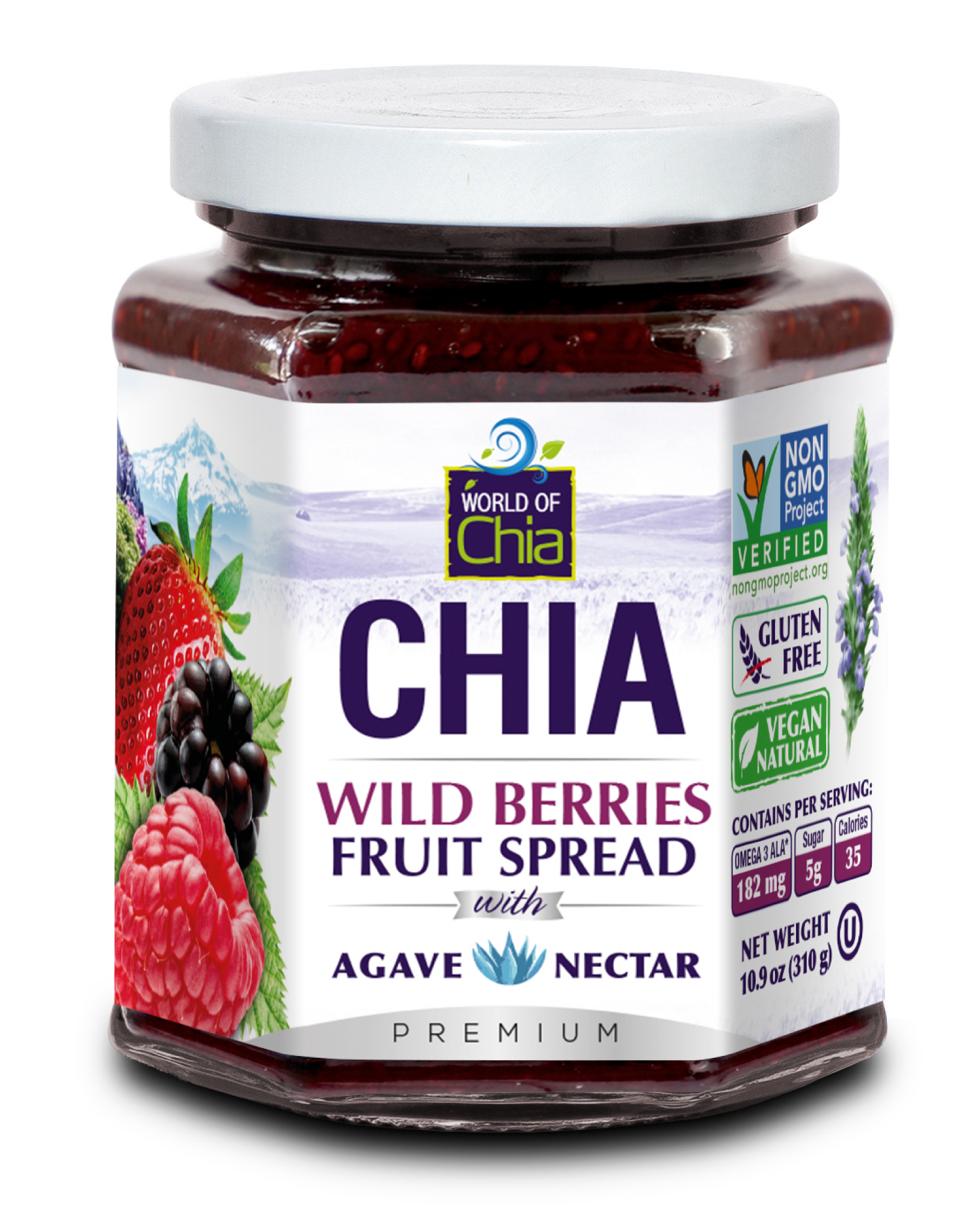 10.9 Oz Chia Wildberry Spread Premium product image