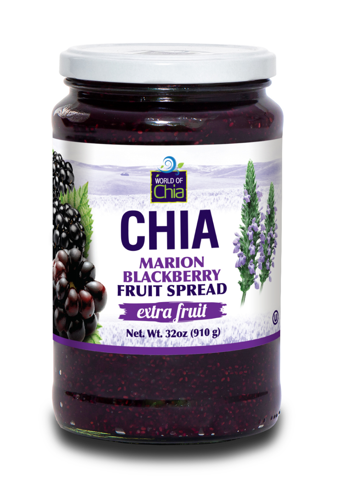 Extra Fruit Marion Blackberry Chia Fruit Spread 32 Oz product image