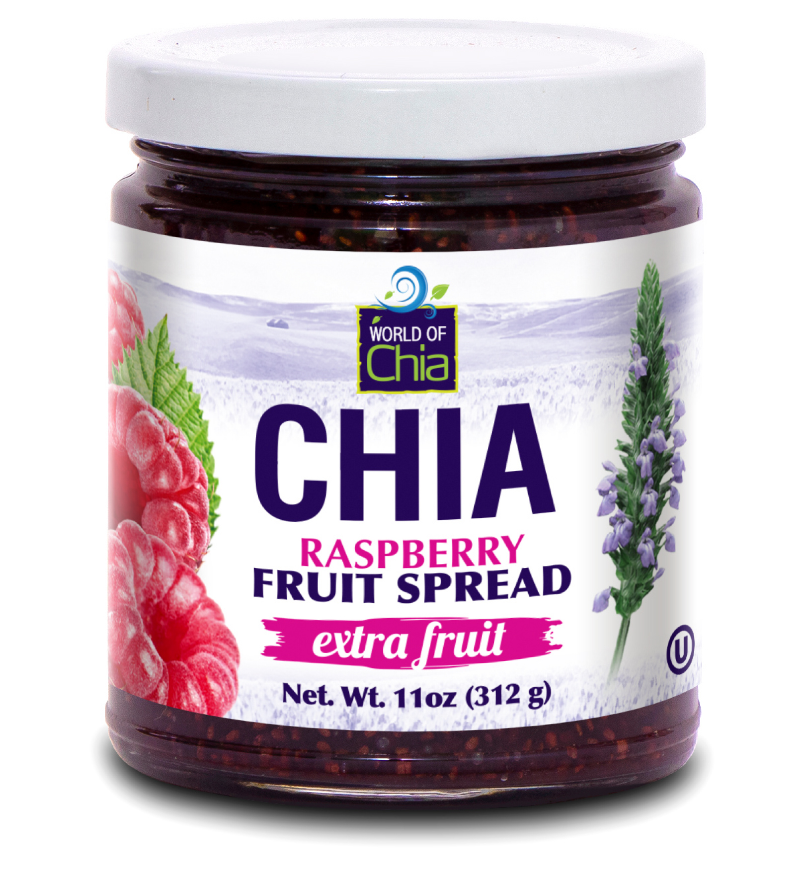 11 Oz Extra Fruit Chia Raspberry Spread product image