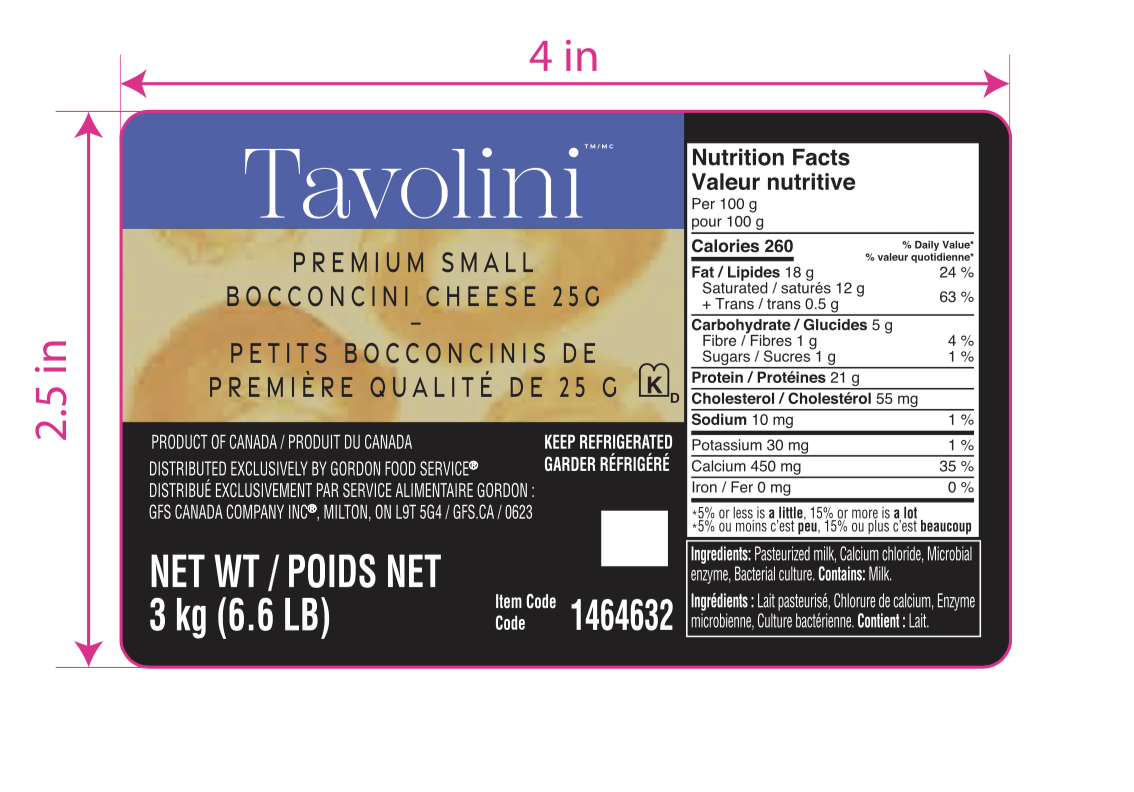 Royal Label - GFS Tavolini Bocc 25g White 3kg Pail product image