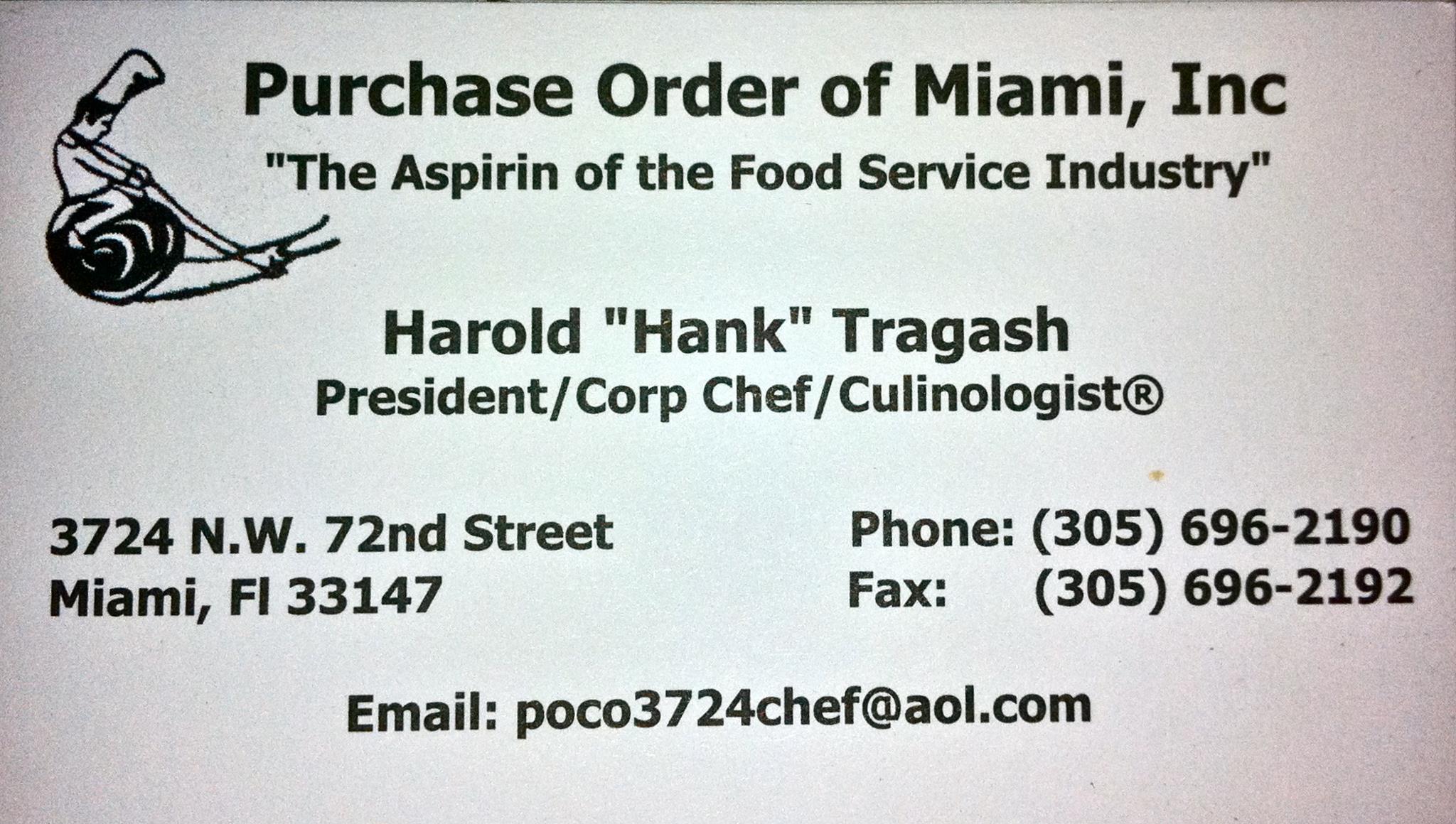 PURCHASE ORDER OF MIAMI INC logo