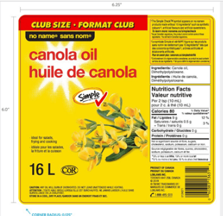 6.000 X 6.250 No Name 16L Canola product image