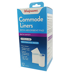 Walgreens Commode Liners with Absorbent Pad product image