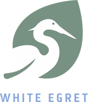 White Egret logo