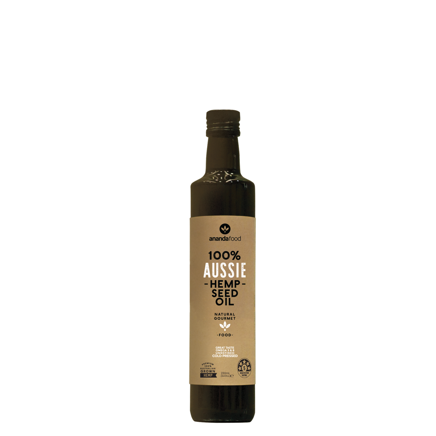 Australian Hemp seed oil Retail ready 250ml product image