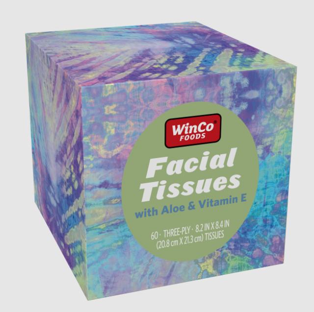 WINCO FACIAL TISSUE LOTION 60 CT product image