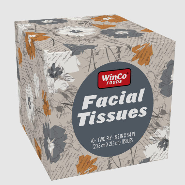 WINCO FACIAL TISSUE CUBE 70 CT product image