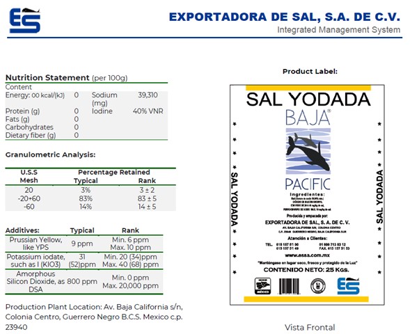 Refined Iodized Salt product image