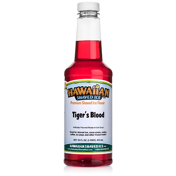 Hawaiian Shaved Ice Premium Syrup - 16 oz - Tiger's Blood product image