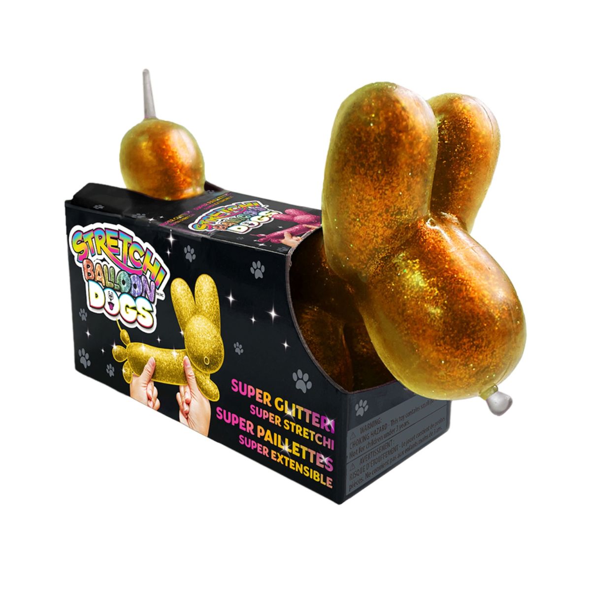 Stretchi Balloon Dogs Glitter PDQ product image