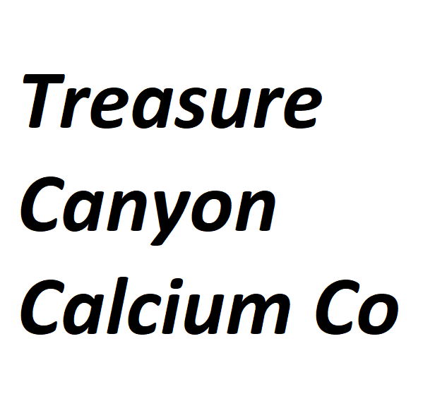 Treasure Canyon Calcium Co logo