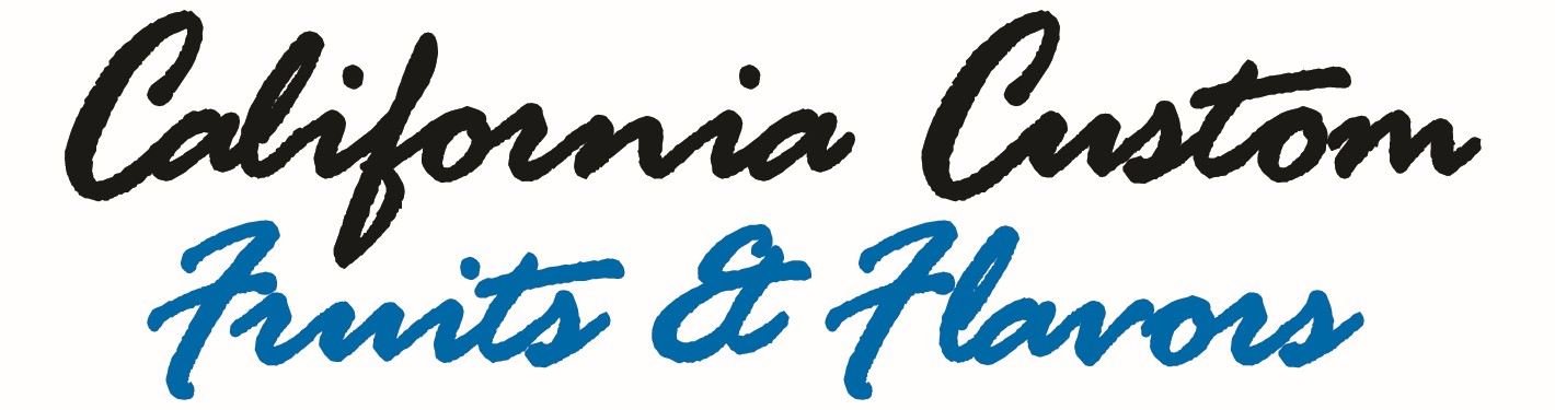 California Custom Fruits and Flavors logo