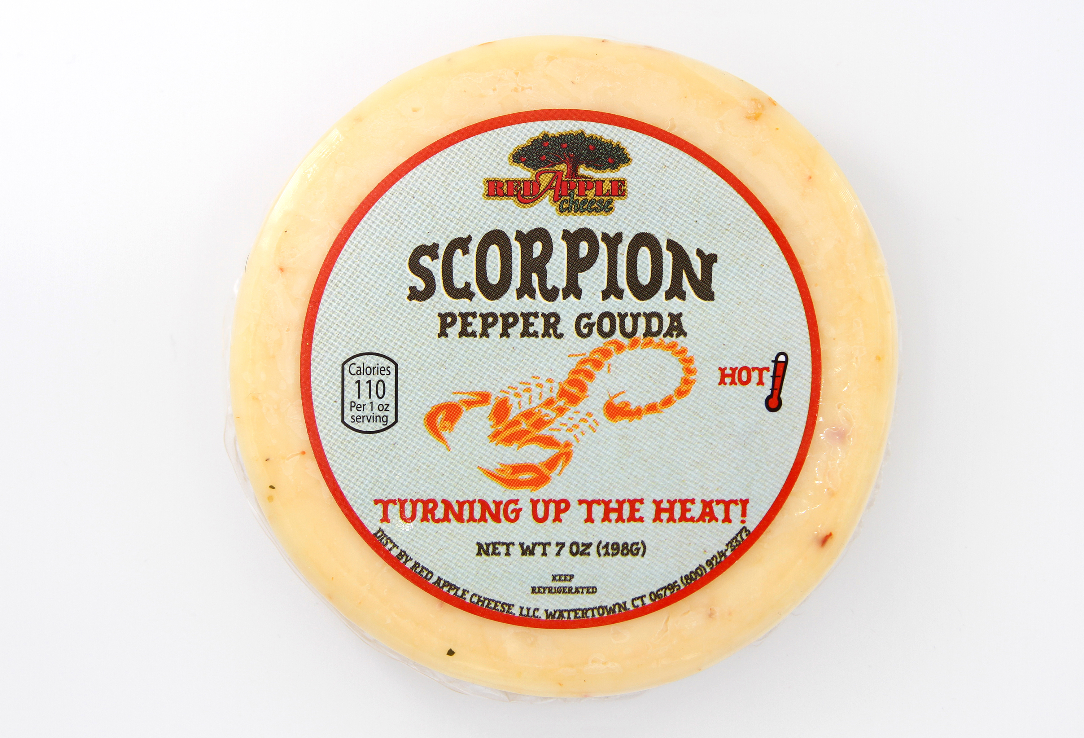 Red Apple Cheese Scorpion Pepper Gouda, 12 x 7 oz rounds product image