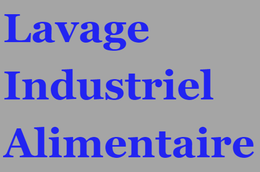 LAVAGE INDUSTRIEL ALIMENTAIRE logo