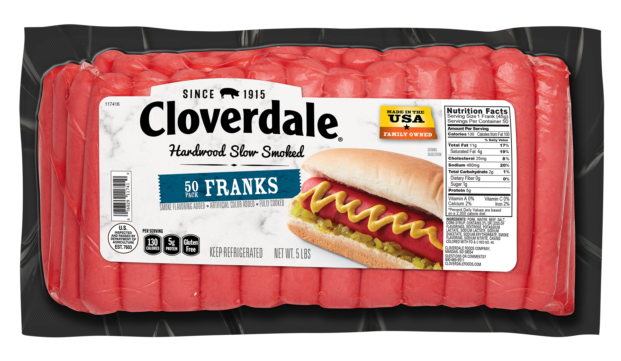 Franks, PWB, Red, 10/1 5 in product image