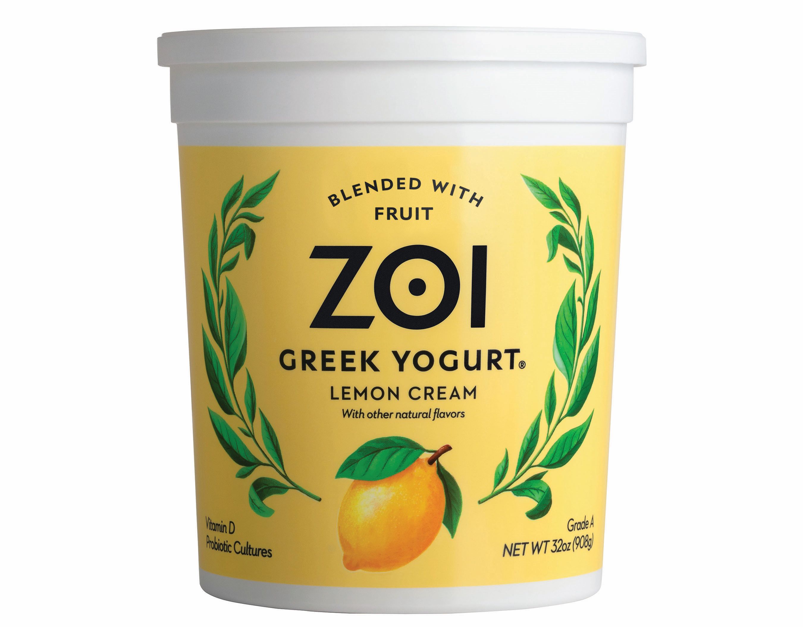 Zoi Greek Lemon Cream Yogurt 32oz product image