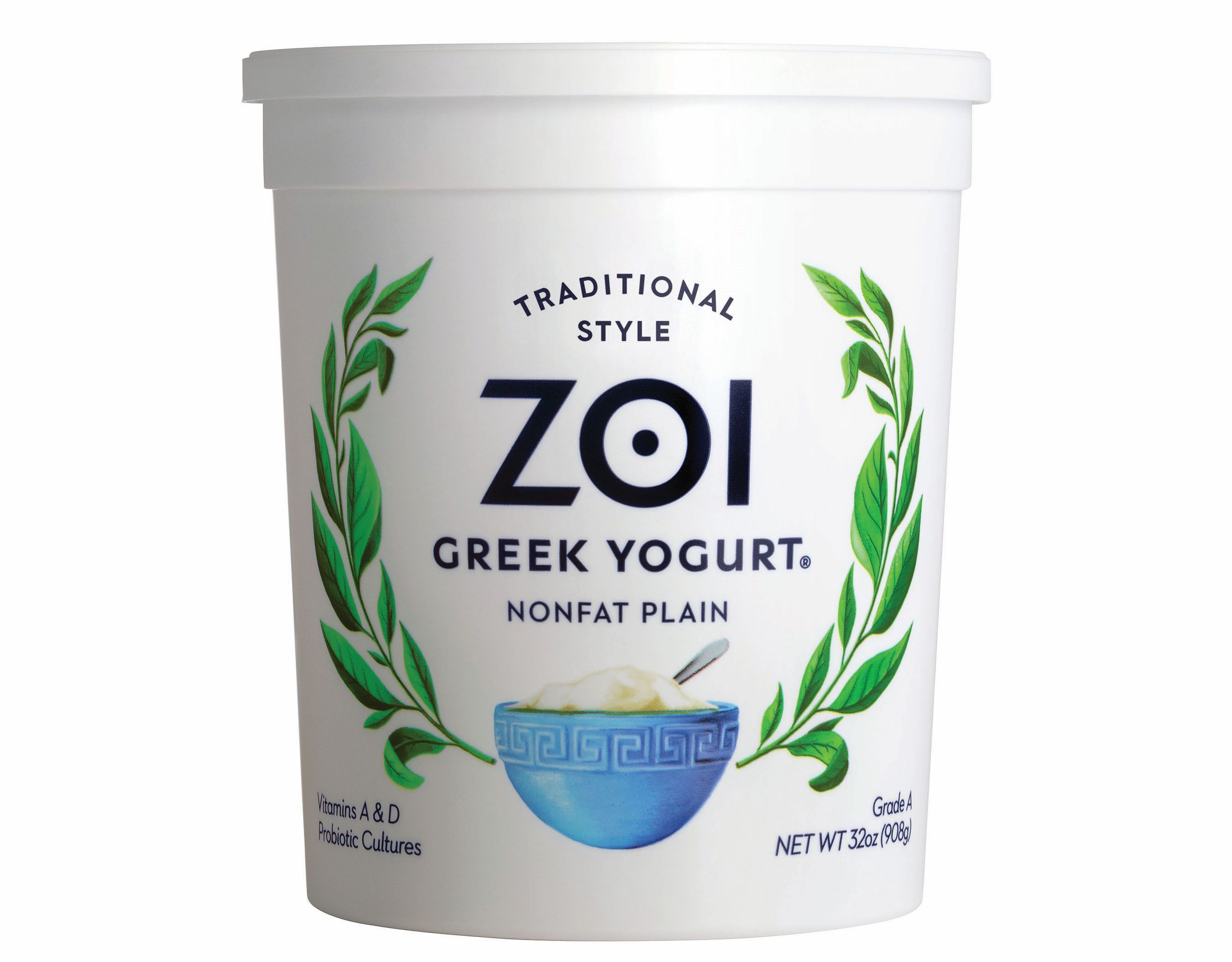 Zoi Greek NF Plain Yogurt 32oz product image