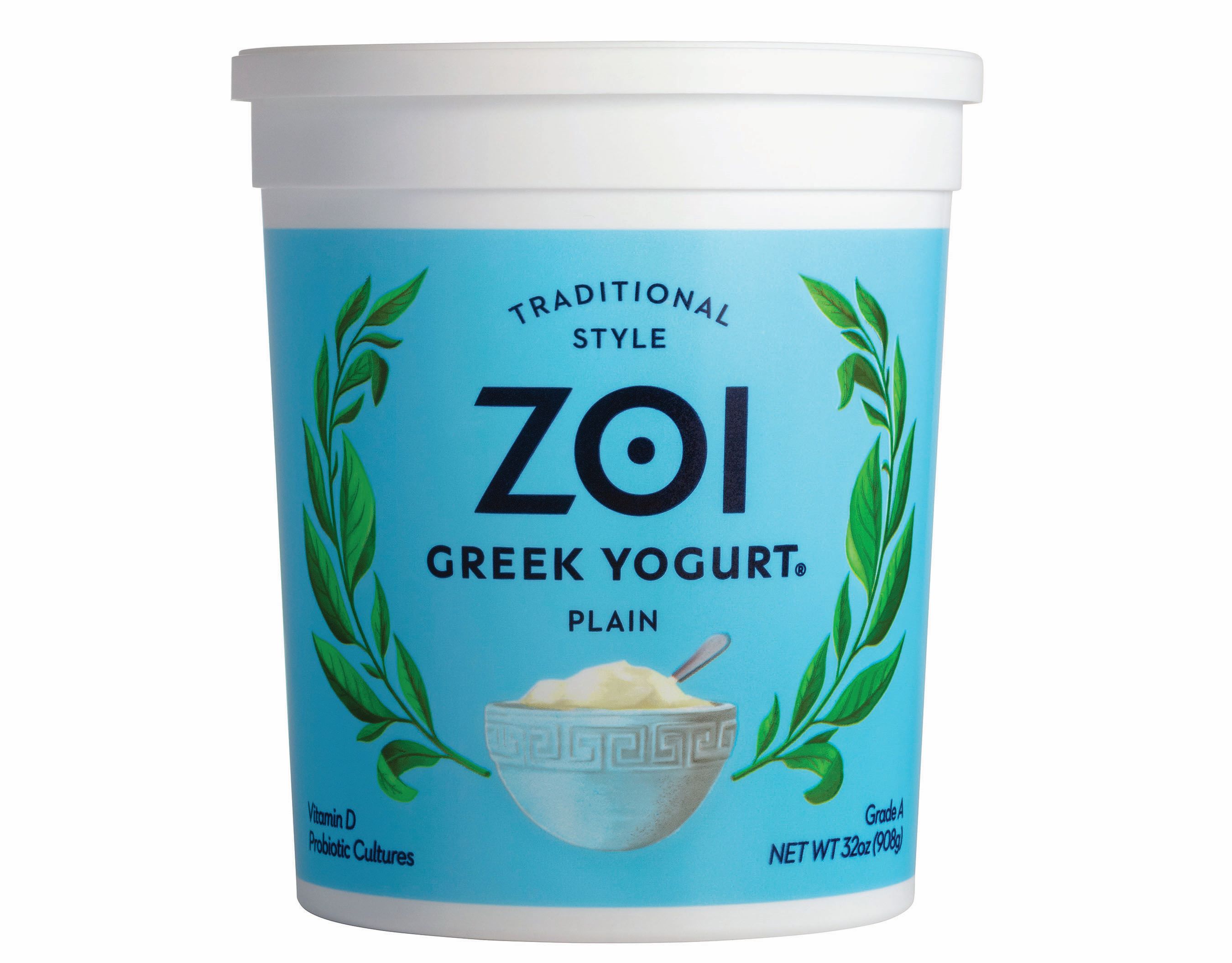 Zoi Greek Plain Yogurt 32oz product image