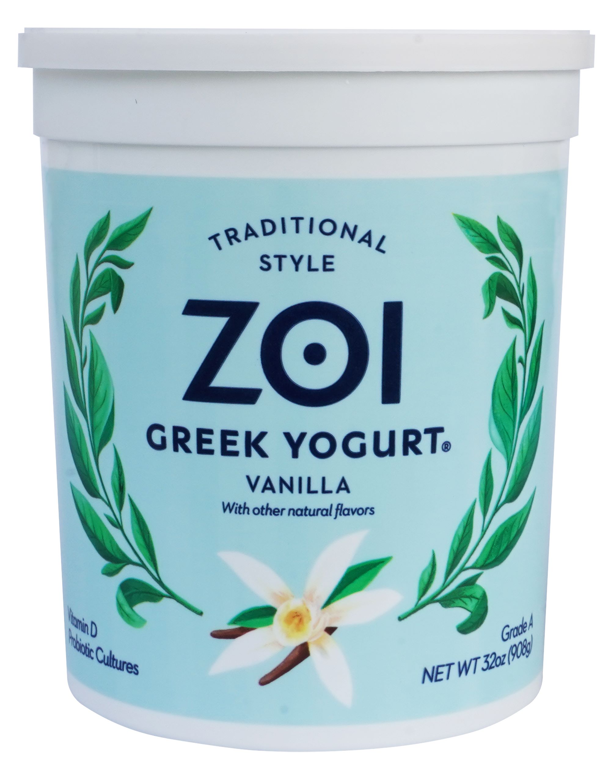 Zoi Greek Vanilla Yogurt 32oz product image