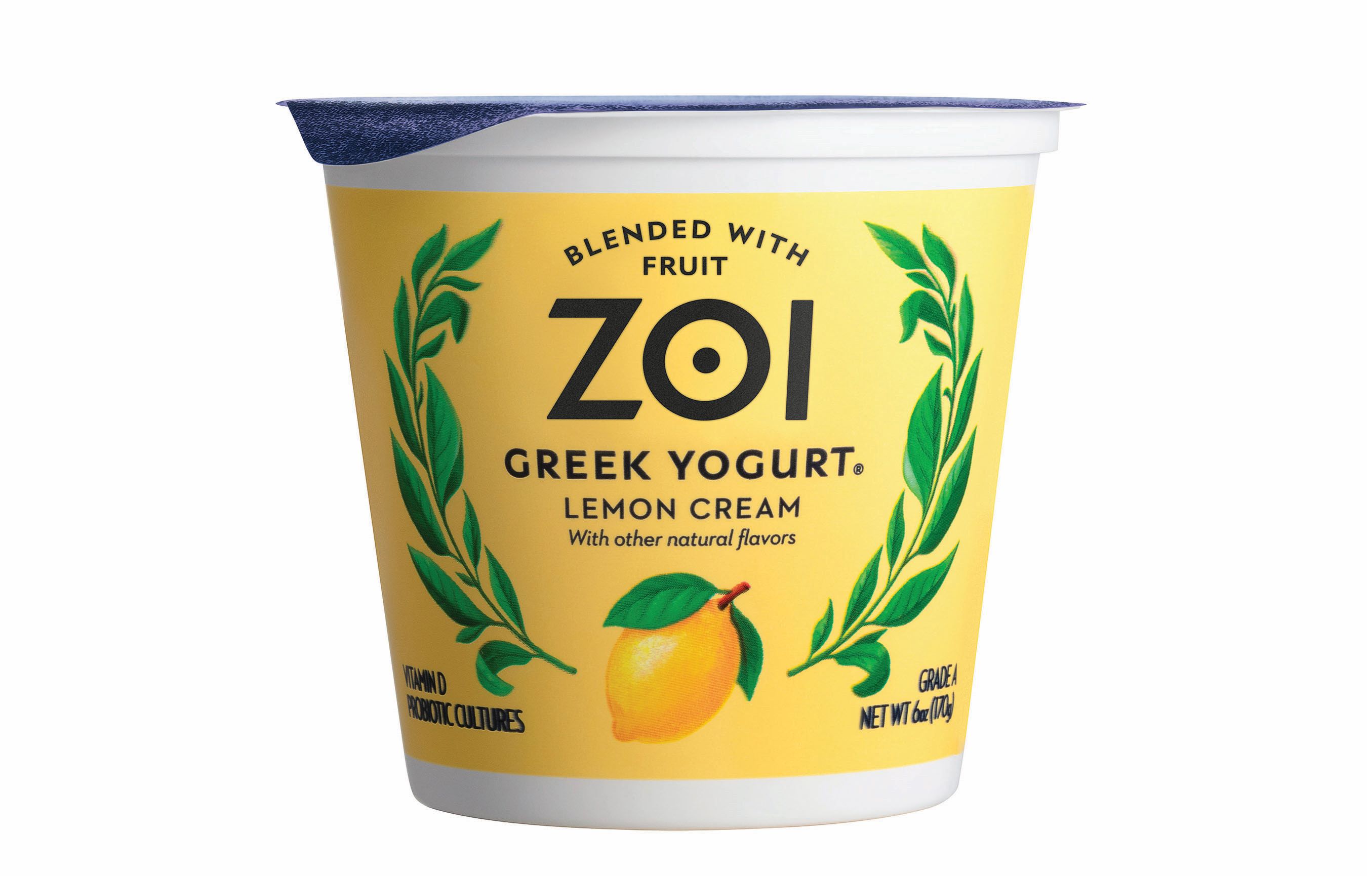Zoi Greek Blended Lemon Yogurt 6oz product image