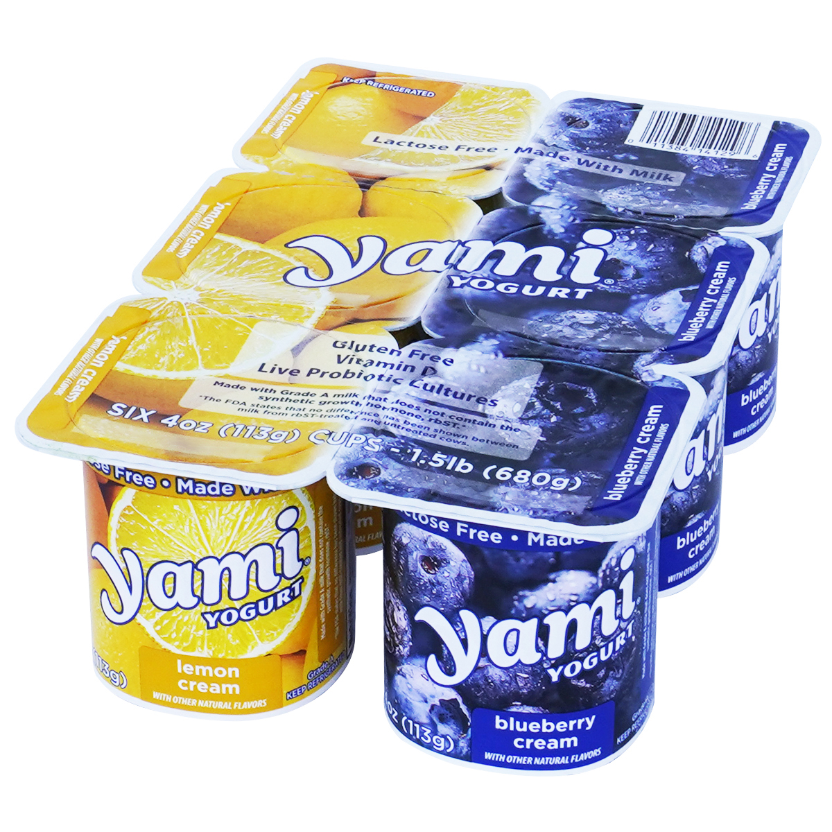 Yami 4oz Multi pack Blueberry/Lemon Yogurt product image