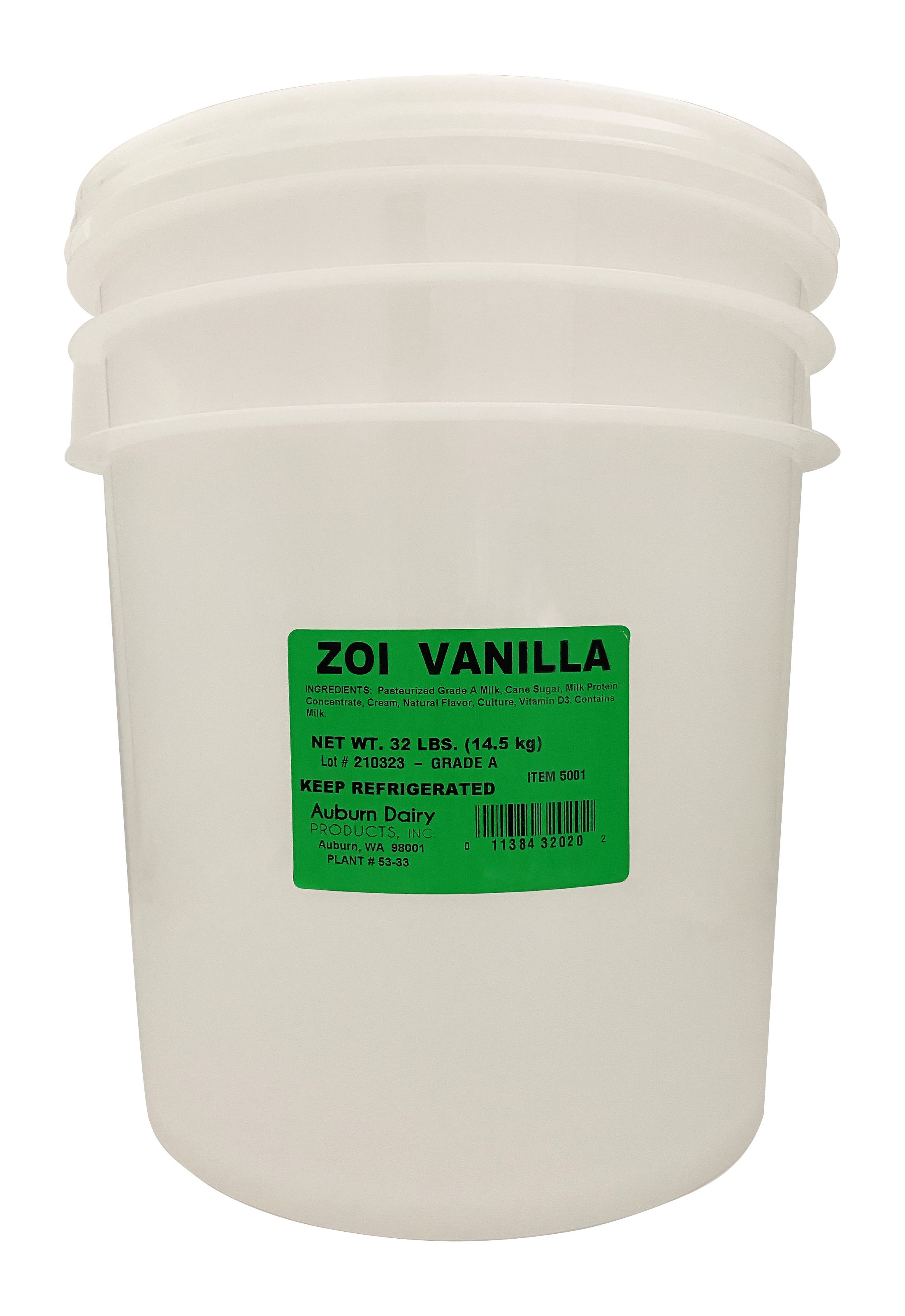 ZOI Greek Vanilla Yogurt 32lb tub product image